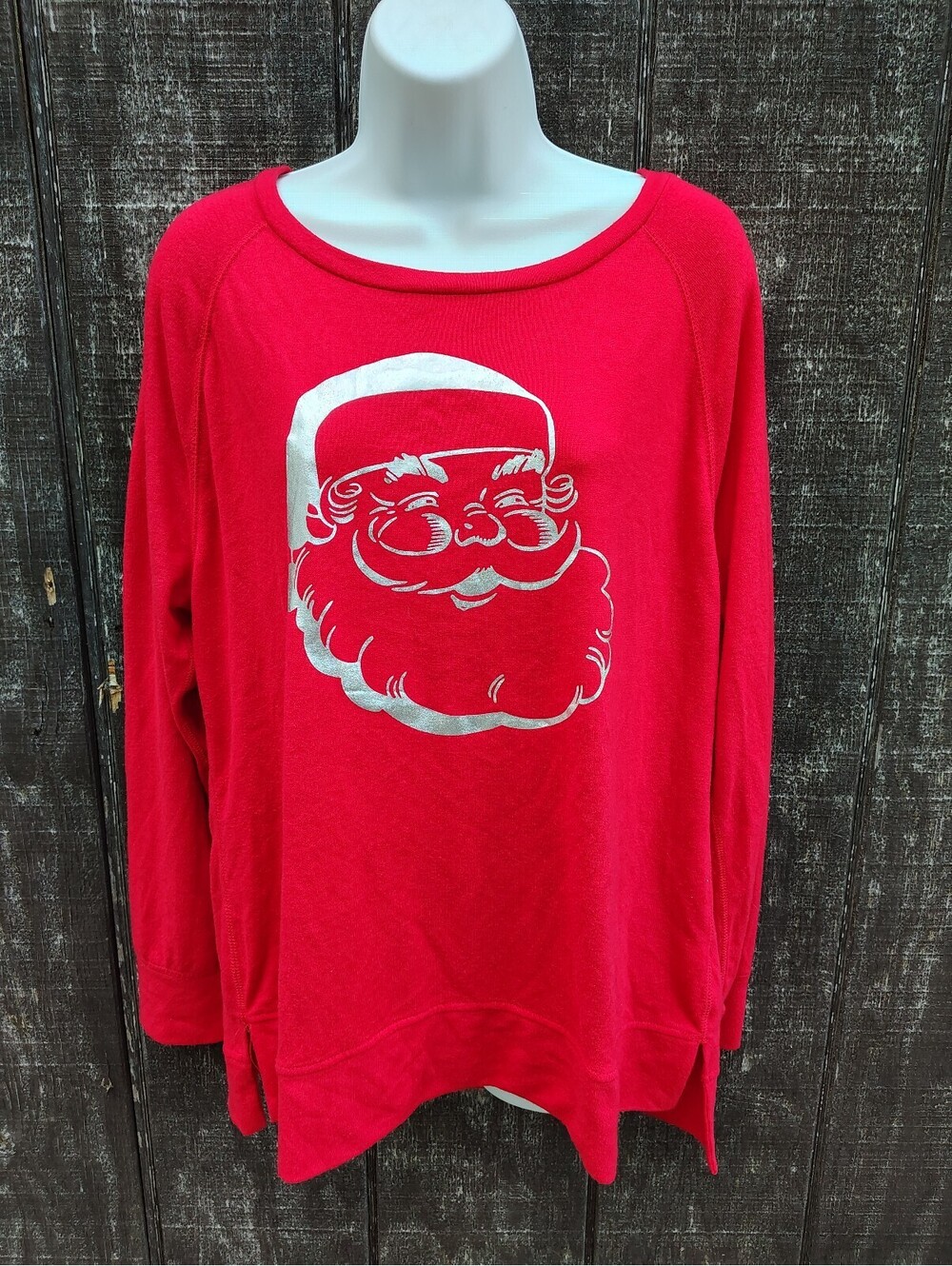 Modern Canvas Santa Top